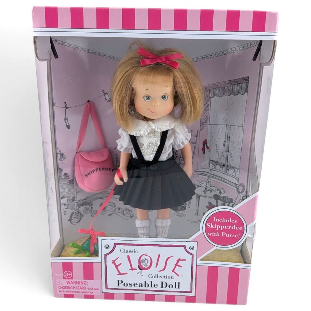 YOTTOY Eloise 7.5" Poseable Doll Skipperdee Purse 2016 Original Box